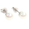 Silver Earrings W/ Fresh Water Pearl