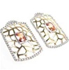 Silver Earrings W/ White CZ