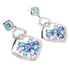 Silver Earring W/ CZ