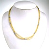 Silver Necklace (Gold Plated) w/ Silver Knot