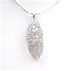 Silver Pendant w/ White CZ