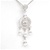 Silver Pendant (Rhodium Plated) w/ White CZ