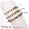 Inspirational Stretch Bracelet - "FAITH" 6mm