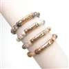 Inspirational Stretch Bracelet - "Blessed" 10mm