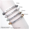 believe hope faith Inspirational Bracelet