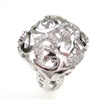 Silver Ring w/ White CZ