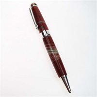 White Stripe Jasper Stone Pen