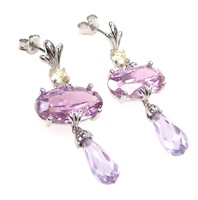 Silver Earring W/ CZ