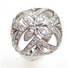 Silver Ring w/ White CZ